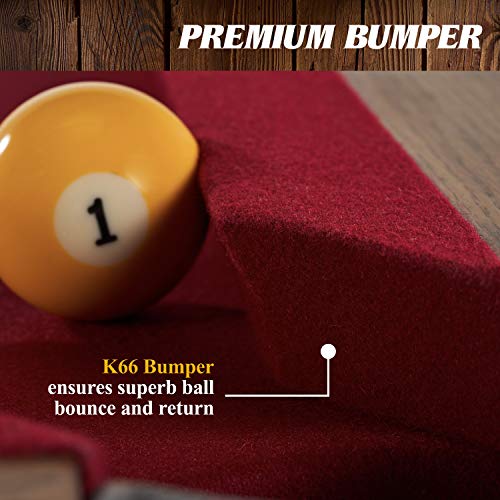 Barrington Billiards Multiple Styles Pool Table, Preassembled Playfields with Complete Billiard Accessory Sets, Perfect for Family Game Rooms
