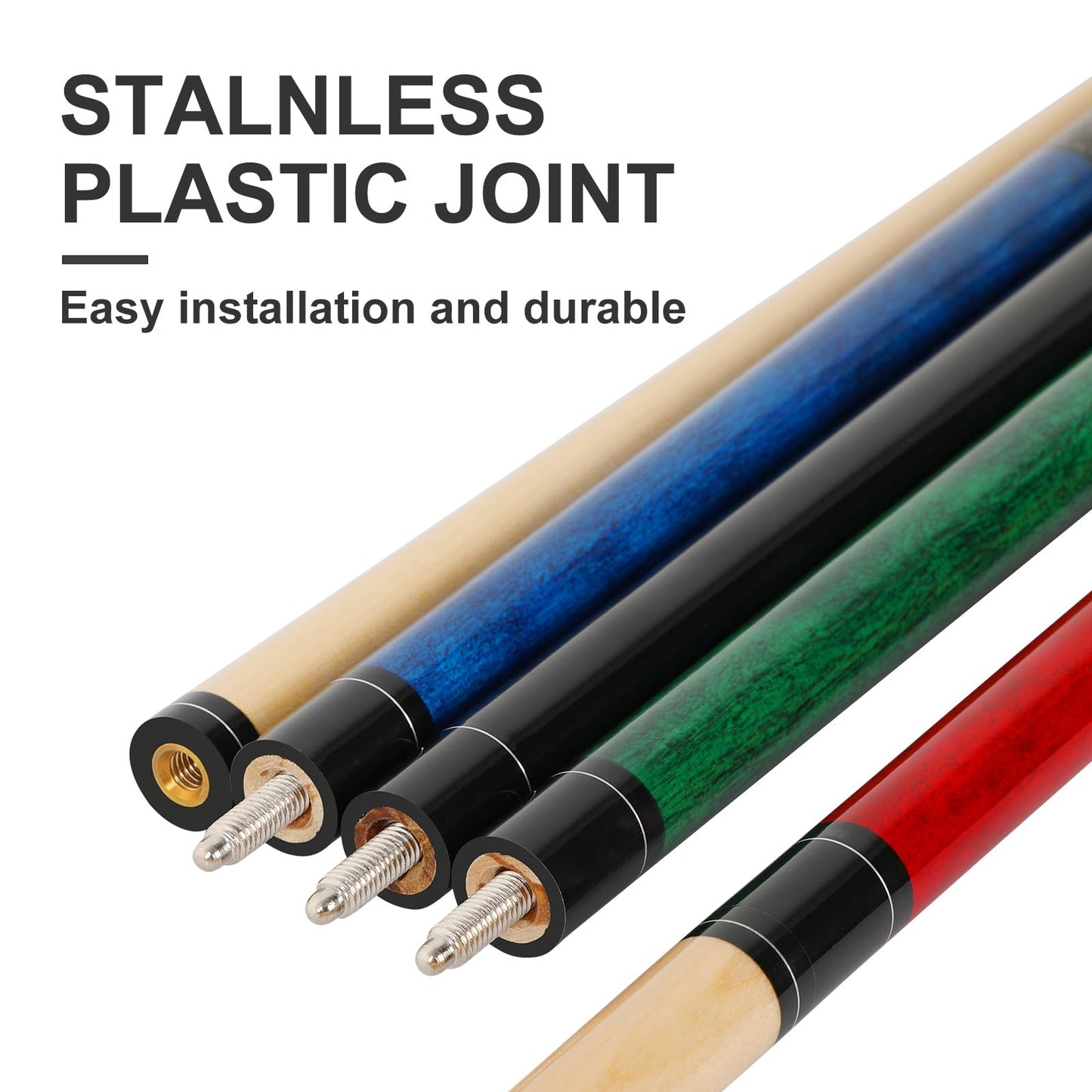 Pool Cue Stick 58 inch 18 oz 19 oz 20 oz 21 oz Billiard House Bar Pool Stick