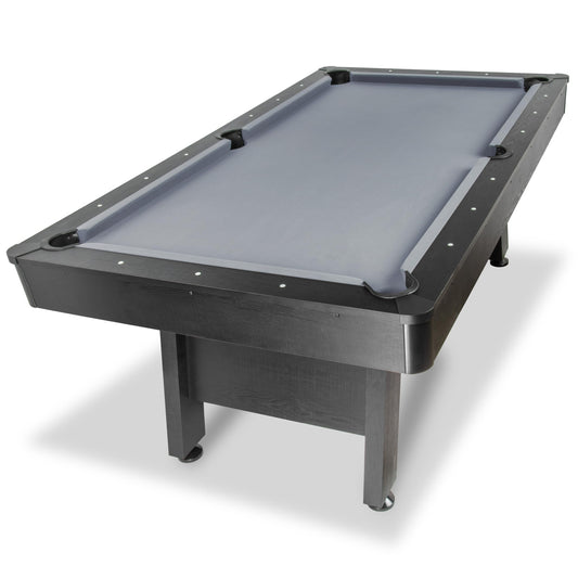 GoSports 7 ft Pool Tables with Wood Finish - Gray or Green Felt - Billiards Game Room Table for Adults & Family - Accessories Not Included