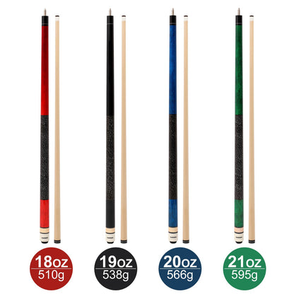 Pool Cue Stick 58 inch 18 oz 19 oz 20 oz 21 oz Billiard House Bar Pool Stick